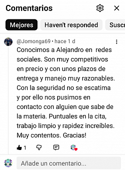 Clientes satisfechos Reseñas verificables en Youtube